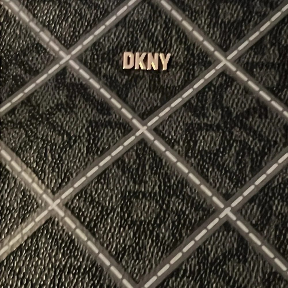 DKNY Bryant Medium Round Satchel Black Leather - Picture 3 of 9